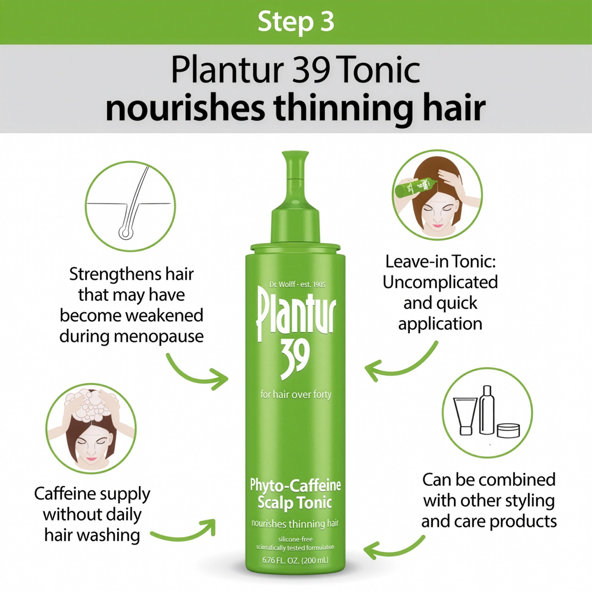 Plantur 39 Phyto-Caffeine Made For You 3-Step System for Fine, Brittle Hair