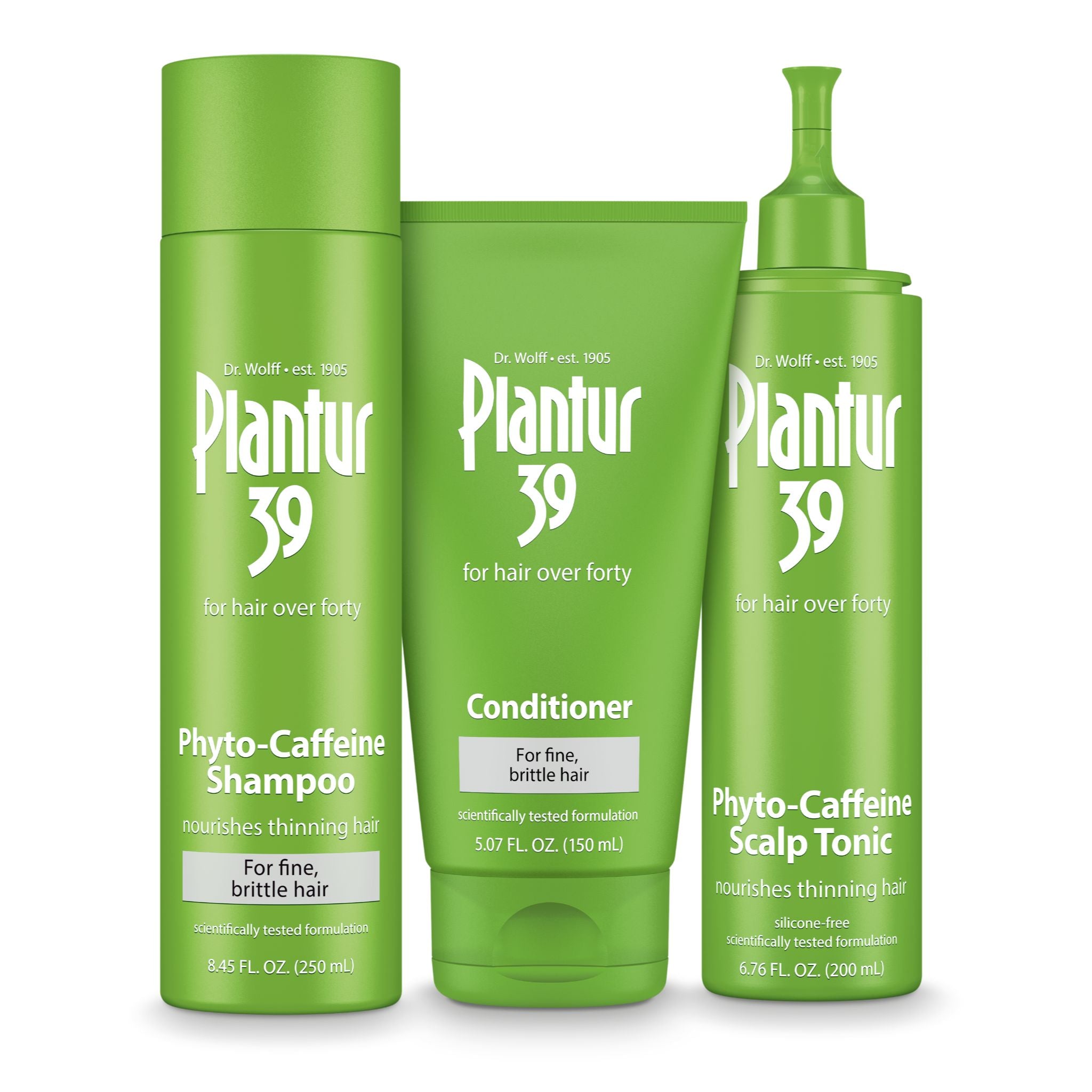 Plantur 39 Phyto-Caffeine Made For You 3-Step System for Fine, Brittle Hair