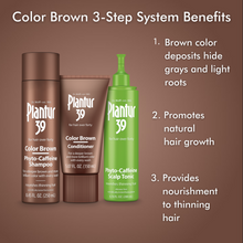 Load image into Gallery viewer, Plantur 39 Color Brown Shampoo, Conditioner, and Tonic Set
