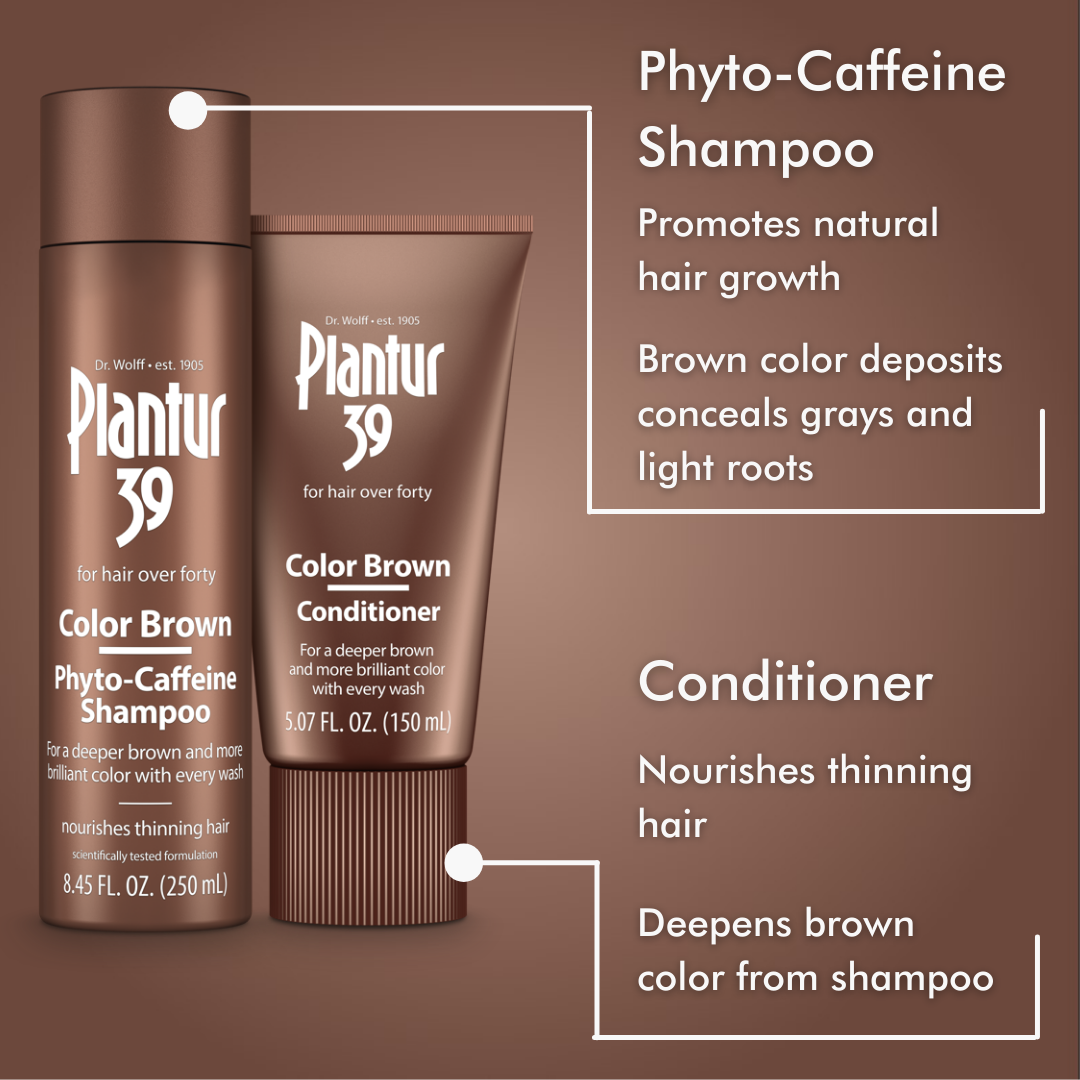 Plantur 39 Color Brown Shampoo and Conditioner Set