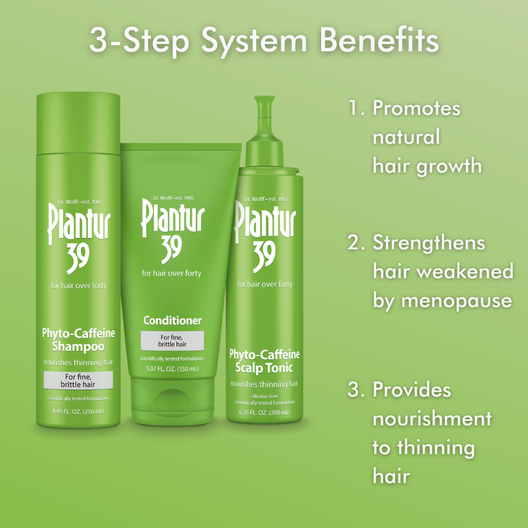 Plantur 39 Phyto-Caffeine Made For You 3-Step System for Fine, Brittle Hair
